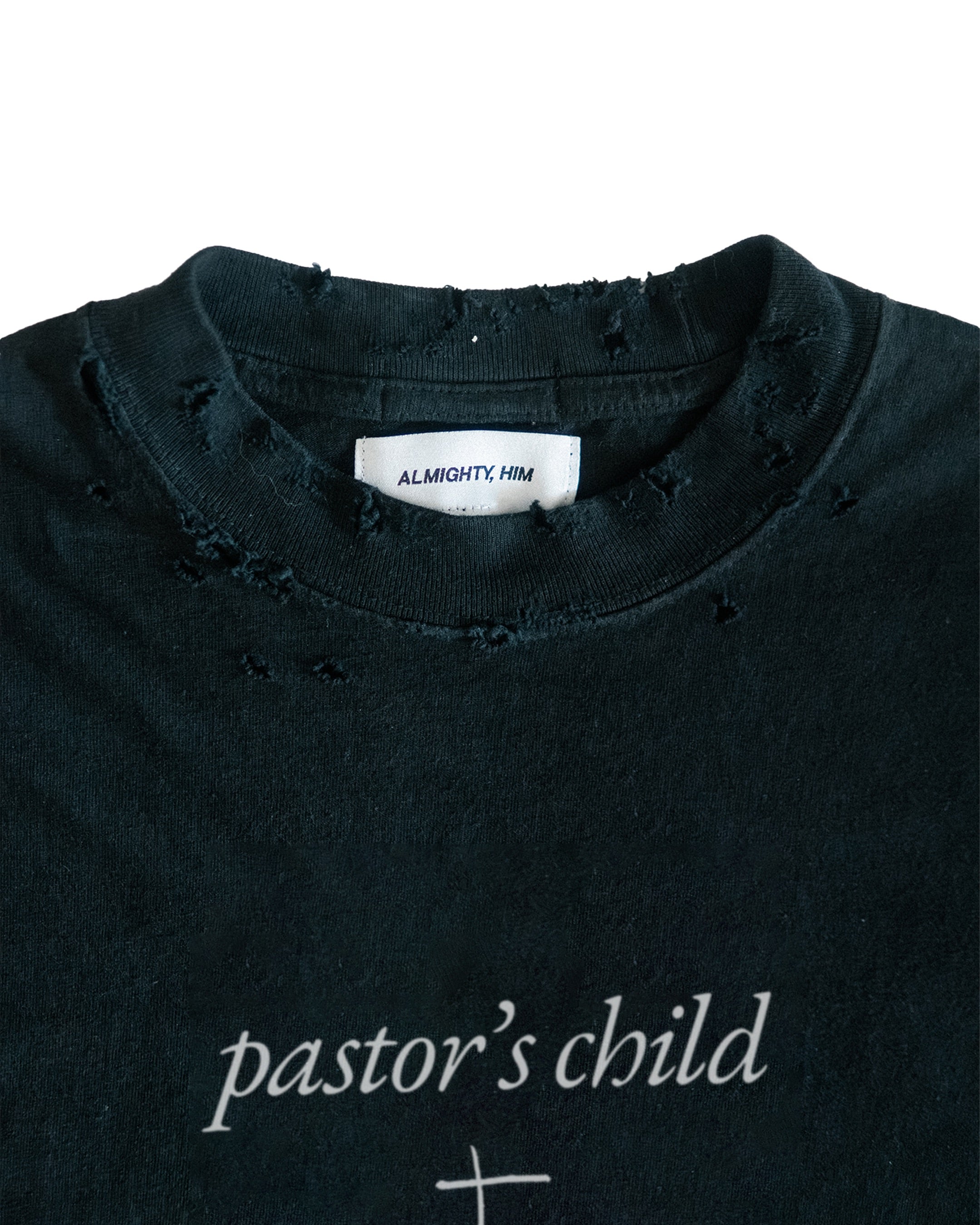 SEASON 5 SECOND DELIVERY "PASTOR'S CHILD" LONG SLEEVE SHIRT (BLACK)